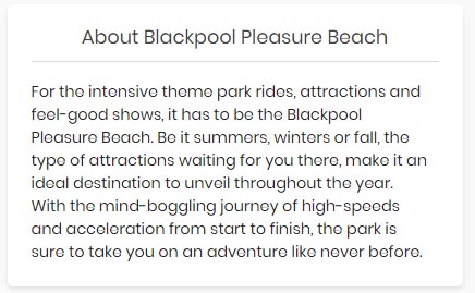 Blackpool Pleasure Beach Discount Code