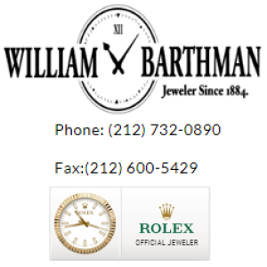 William Barthman Jeweler Store Manhattan, New York