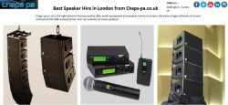 CHAPS PA - London Sound Equipment & PA Hire, Rental Services