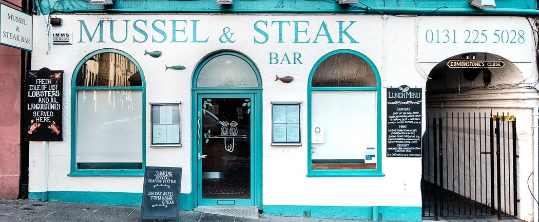 The Mussel and Steak Bar Restaurant Edinburgh, Scotland